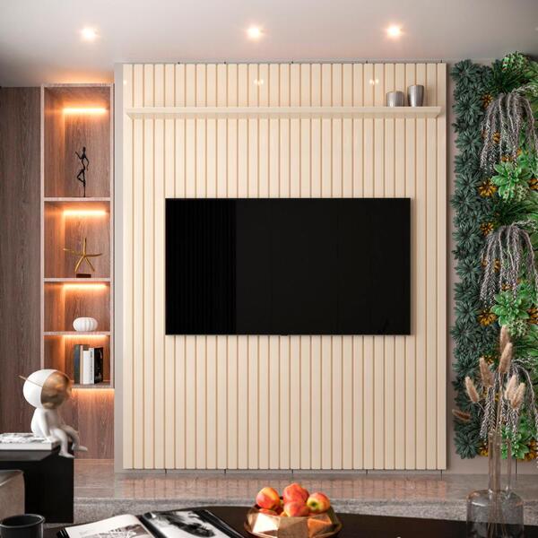 Painel Ripado Para Tv Até 75 Polegadas Intense 180cm