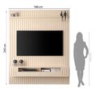 Painel Ripado Para Tv Até 75 Polegadas Intense Com Nicho 180cm
