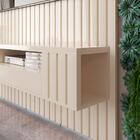 Painel Ripado Para Tv Até 75 Polegadas Intense Com Nicho 180cm