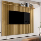Painel Ripado Para Tv Até 75 Polegadas Venus 1.8 X 1.8 Cumaru