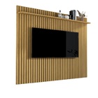 Painel Ripado Para Tv Até 75 Polegadas Venus 1.8 X 1.8 Cumaru