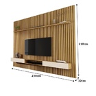 Painel Ripado Para Tv Até 85 Polegadas Versátil 2.2×2.2 Com N
