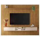 Painel Ripado Para Tv Com Bancada Suspensa 2.2 Illusiê H01 Ca