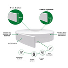 Painel Ripado Parede 3d Eva Autocolante 10cm - 35m + Brinde