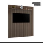 Painel Ripado Paris 183cm X 250cm Sem Led Com Prateleira Plat