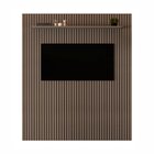 Painel Ripado Paris 228cm X 217cm Sem Led Com Prateleira Plat