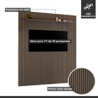 Painel Ripado Paris 228cm X 217cm Sem Led Com Prateleira Plat