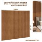 Painel Ripado Placa 260 Cm X 250 Cm Mdf E Mdp Nature Linea Br