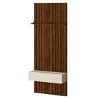 Painel Ripado Placa Tv 60 Projetta 265x100 Cinamo Mell Off Wh