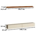 Painel Ripado Placa Tv 80 Projetta 218x249 Mbl