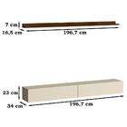 Painel Ripado Placa Tv 80 Projetta 265x249 Mbl