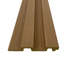 Painel Ripado Poliestireno 3d Carvalho Kit 2 Barras 1,35m x 1