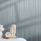 Painel Ripado Prime Madeira Pvc Cambará Cinza Wave 2,9m X 16cm