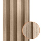 Painel Ripado Prime Madeira Pvc Carvalho Lisboa Dual Touch 2,