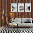 Painel Ripado Prime Madeira Pvc Pau Ferro 2,9m X 16cm