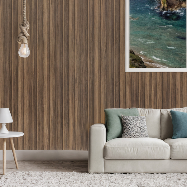 Painel Ripado de PVC 1,4mm Peroba 20x280cm Macheto