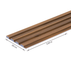 Painel Ripado PVC 20x280cm Peroba Macheto 2 peças