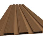 Painel Ripado Pvc 3d Relevo Kit 2 Barras 1,35x0,25 Ipê Plasbil