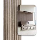 Painel Ripado Slim Interno Em Wpc 290 X 17cm (0 493m²) - Cinz