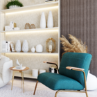 Painel Ripado Slim Interno Em Wpc 290 X 17cm (0 493m²) - Cinz