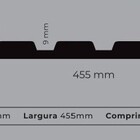 Painel Ripado Tabaco 1 20m X 45 5cm X 1 5 Cm - Caixa Com 4 Pa