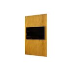 Painel Ripado Trento Em Mdf 240cmx143cm Cedro