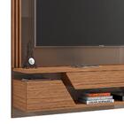 Painel Ripado Tv 60 Polegadas Cinza Pérola Noce Apolo 1.8 Sho