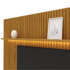 Painel Ripado Tv Até 85 Polegadas Com Led 230cm Nobre  Natura