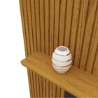 Painel Ripado Tv Até 85 Polegadas Com Led 230cm Nobre  Natura