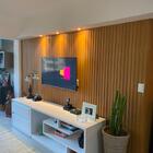 Painel Ripado Versátil: 01 Unid. 270x27cm Larg. - Peroba