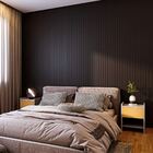 Painel Ripado Versátil: 02 Unid. 270x27cm Larg. - Preto Tx