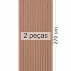 Painel Ripado Versátil 2 Unid. 270cm X 110cm - Branco Txt