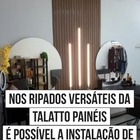 Painel Ripado Versátil 6 Unid. 270cm X 110cm - Preto Tx