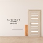 Painel Ripado Versátil Modular: Kit 06 Unid. 90x27cm Larg. (1