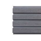 Painel Ripado Wpc Espaçowall Interno E Externo Silver Gray 2,