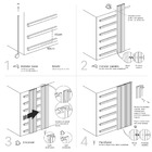 Painel Ripado Wpc Externo Cor Amendoa 2 90m X 20cm (0 58m²)