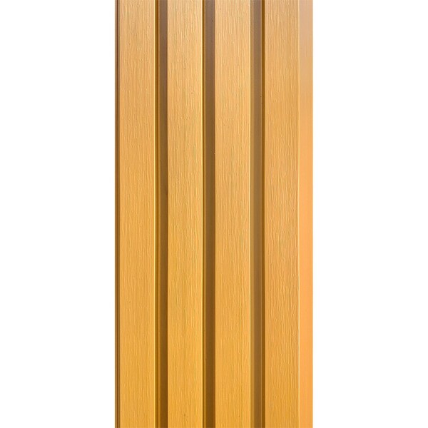 Painel Ripado Wpc Externo Cor Angelim Ouro Kit 5 Un - 2 90m X