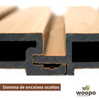 Painel Ripado Wpc Externo Varias Cores Kit 5 Un - 2 90m X 20c