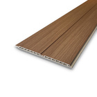 Painel Ripado Wpc Interno Lambri Liso Cor: Nogueira 290cm X 1