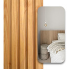 Painel Ripado Wpc Interno Low Cor: Carvalho 1 45m X 15cm (0 2