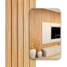 Painel Ripado Wpc Interno Low Cor: Freijó 2 90m X 15cm  0 43m²