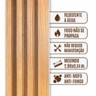 Painel Ripado Wpc Interno Wave Cor: Freijó Kit 5 Un - 2 90m X