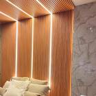 Painel Ripado Wpc Interno Wave Cor: Freijó Liso Kit 5 Un - 2