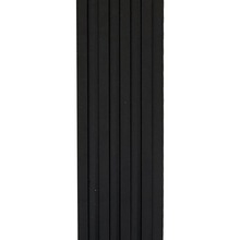 Painel Ripado Wpc Interno Wave Cor: Preto 1 45m X 14cm (0 21m