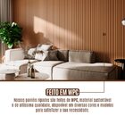 Painel Ripado Wpc Interno Wide Cor: Freijó Kit 5 Un - 2 90m X