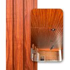 Painel Ripado Wpc Interno Wide Cor: Mogno  2 90m X 19cm (0 55