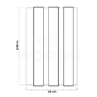 Painel Ripado Wpc Interno Wide Várias Cores 2 90m X 19cm - Im