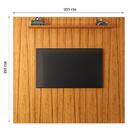 Painel Ripado Zigzag Para Tv Até 75 Polegadas Roma 225cm