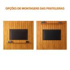 Painel Ripado Zigzag Para Tv Até 75 Polegadas Roma 225cm