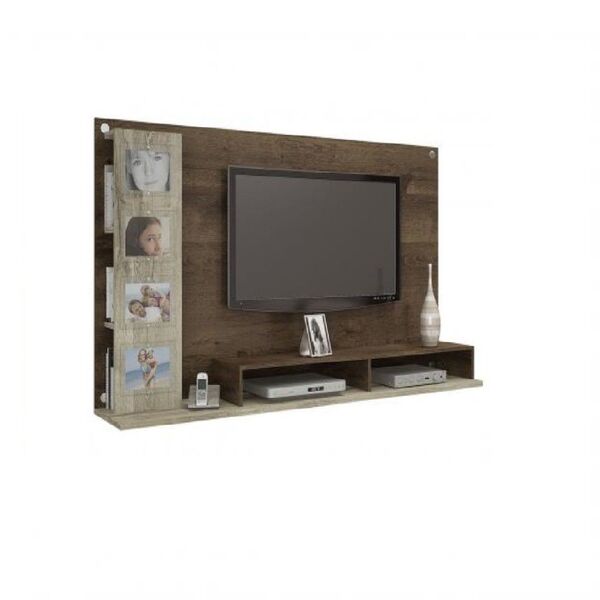 Painel Sabiá Jcm Movelaria Cacau/grigio